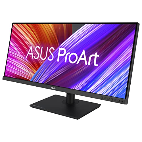 ASUS ProArt Display PA348CGV - Monitor Profesional de 34" (IPS, 21:9, UWQHD (3440 x 1440), precisión de Color ΔE < 2, Calman, 98% DCI-P3, USB-C, 120Hz, FreeSync Premium Pro, Soporte ergonómico)