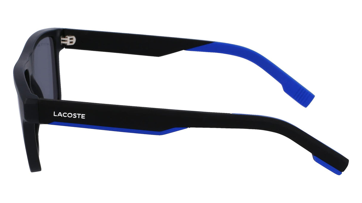 Lacoste L998s Gafas, Negro Mate/Azul, Taille Unique para Hombre