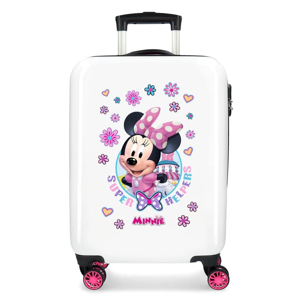 Disney Super Helpers, Equipaje Para Niños Niñas, Blanco (White), 38x55x20 Cms