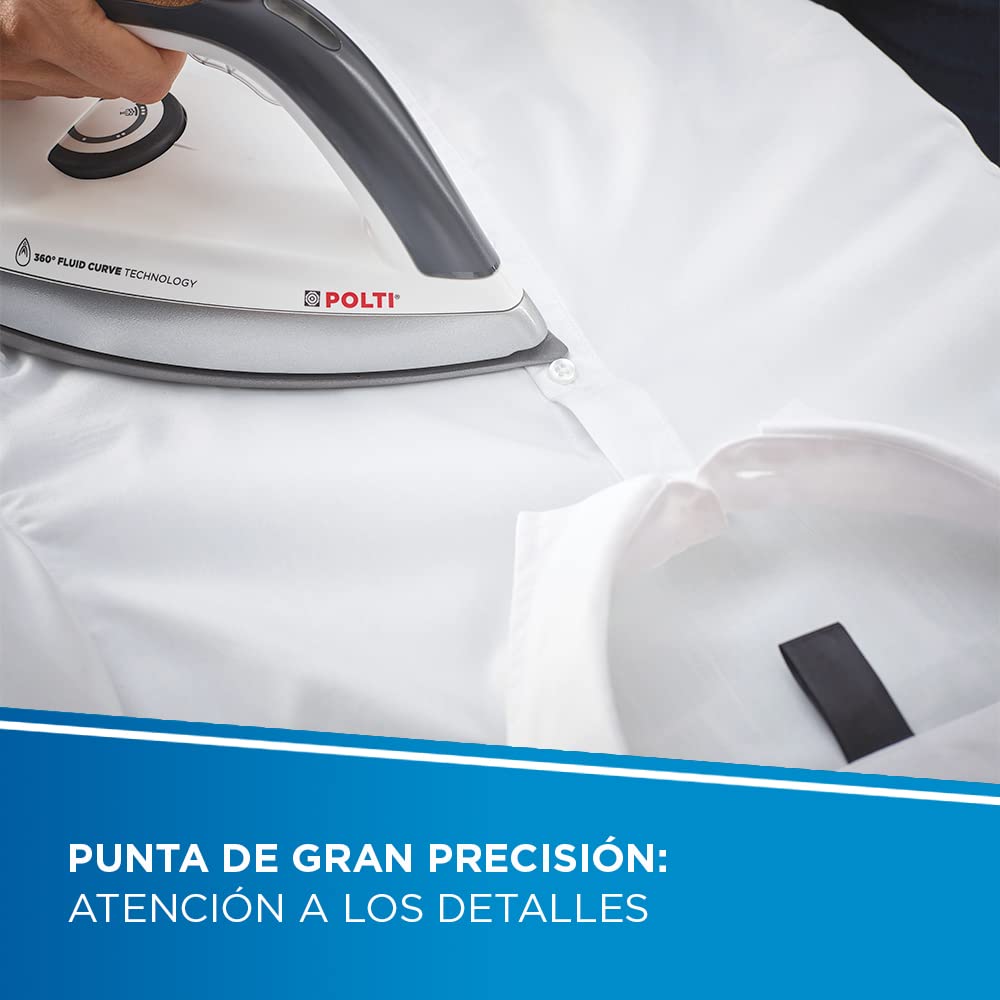 Polti Vaporella Next VN18.25, Centro de Planchado con Caldera de Alta Presión Max 6.5 Bar, Potencia 2200 W, Función Turbo, Autonomía Ilimitada, Depósito 1.3 L, Pulso de Vapor 400g, Blanco y Azul