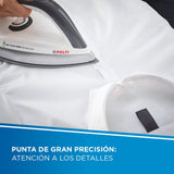 Polti Vaporella Next VN18.25, Centro de Planchado con Caldera de Alta Presión Max 6.5 Bar, Potencia 2200 W, Función Turbo, Autonomía Ilimitada, Depósito 1.3 L, Pulso de Vapor 400g, Blanco y Azul