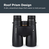 Celestron 72326 Nature DX 12x50: prismáticos para Exteriores y para observar Aves, con Revestimiento múltiple Completo y prismas BaK-4, Carcasa revestida de Goma y Resistente al Agua y el vaho