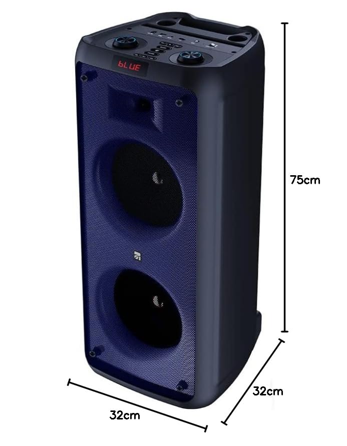 Xtreme - Altavoz Amplificado TWS - Caja transportable con Efectos LED - Mando a Distancia - Micrófono WiFi USB AUX Ambassador 33189