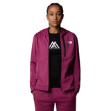 THE NORTH FACE NF0A893UA6I W MA FZ Fleece Sweatshirt Mujer Cyber Berry/Lively Berr Tamaño M