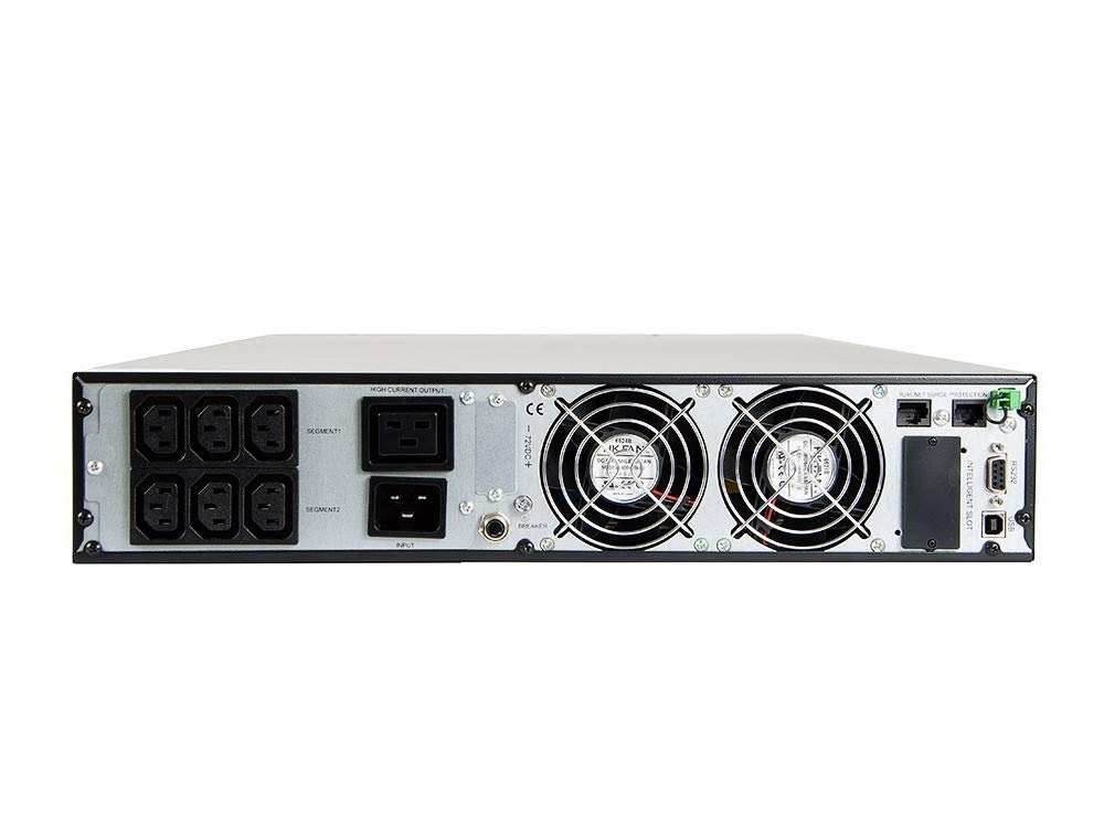 Green Cell Pro UPS USV Rack Mount Sistema de alimentación ininterrumpida 3000VA (2700W) con protección contra sobretensión 230V Online 6X IEC320 USB RS232