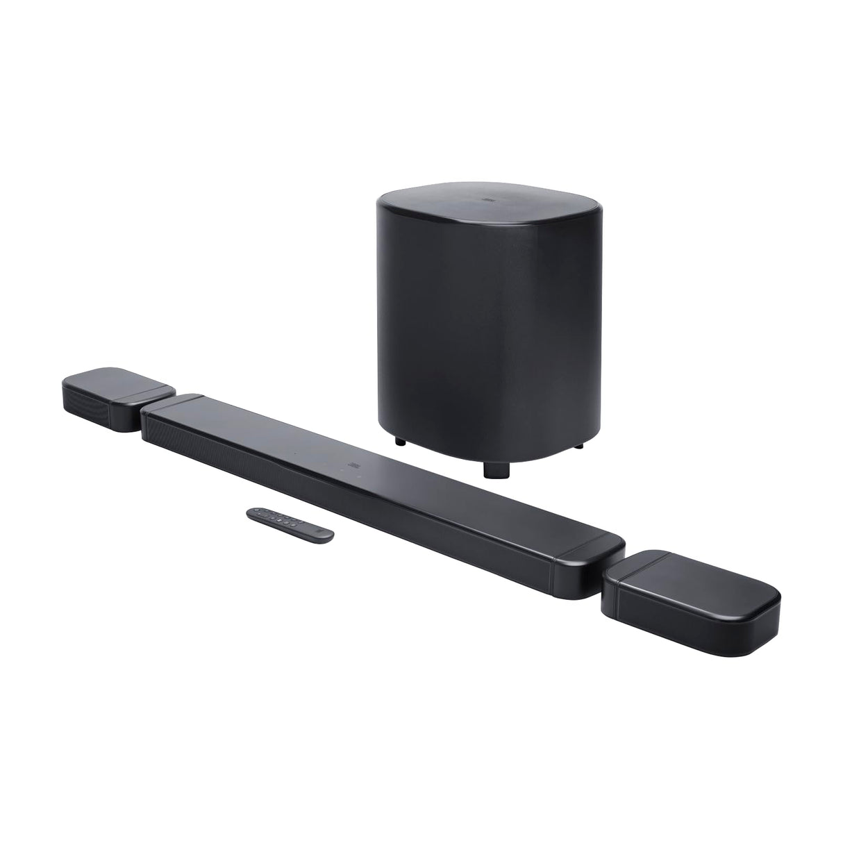 JBL Bar 800 MK2, Barra de Sonido Bluetooth 7.1 para TV con Altavoces Desmontables, subwoofer de 10”, Sonido Envolvente Dolby Atmos, HDMI eARC, Wi-Fi, vídeo 4K, PureVoice 2.0 y MultiBeam 3.0, Negro
