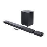 JBL Bar 800 MK2, Barra de Sonido Bluetooth 7.1 para TV con Altavoces Desmontables, subwoofer de 10”, Sonido Envolvente Dolby Atmos, HDMI eARC, Wi-Fi, vídeo 4K, PureVoice 2.0 y MultiBeam 3.0, Negro