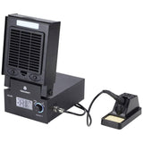 TOOLCRAFT LSL-951 - Estación de soldadura digital con iluminación LED y extracción de humo de soldadura (80 W, 160-480 °C)