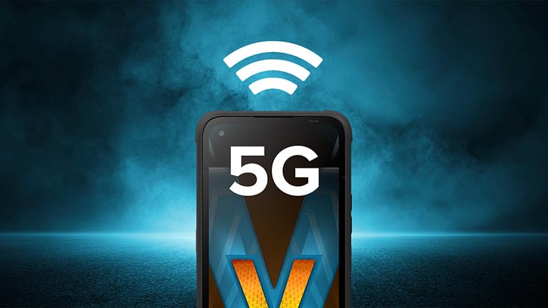 Resistente Smartphone blindado Hammer Blade V 5G Impermeable Gran batería 5000mah eSim IP69 cámara 50mpx Pantalla nítida 6.59 HD+ Volte y VoWiFi 256GB Unidad