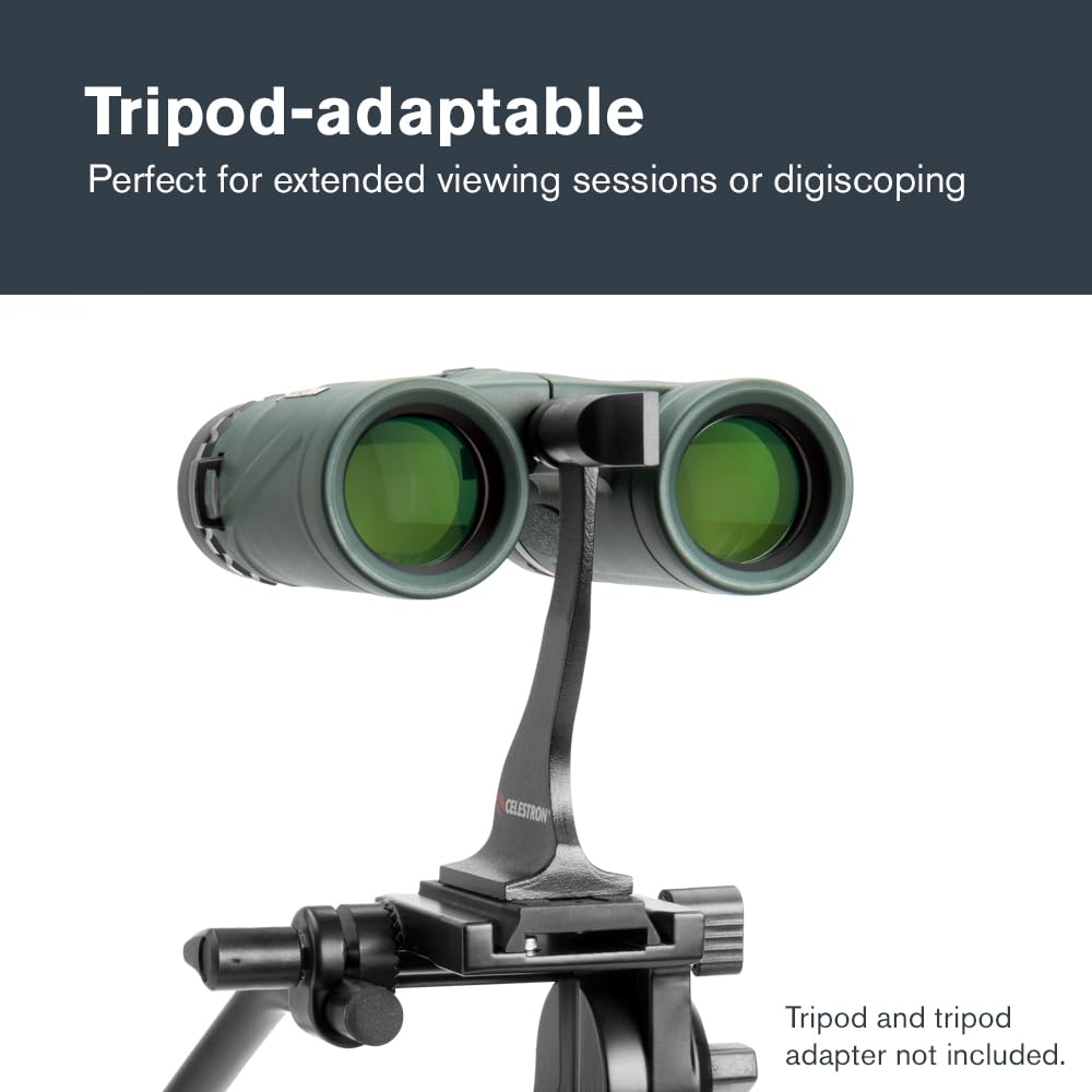 Celestron 71331 Nature DX 10x32: prismáticos con prisma BaK-4, verde