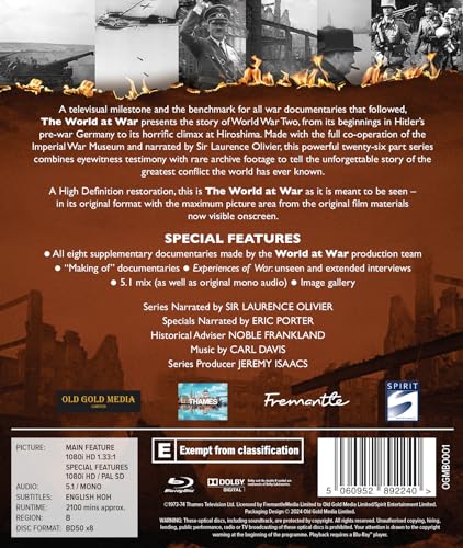 The World At War: The Complete Series (Restored) [Blu-ray]