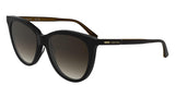 Calvin Klein Women's Sunglasses CK25508S - Black with Gradient Brown Lens