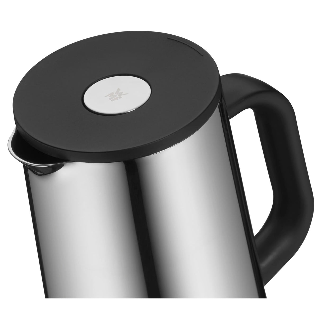WMF Impulse - Termo 1L con Función Aislante Frío y Calor por 24h con Cierre a Presión, Acero Inoxidable Cromargan 18/10, Plateado