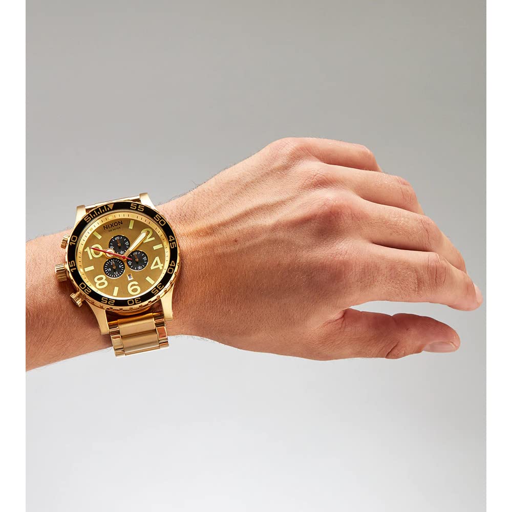 Nixon Reloj Analógico para Hombre de Cuarzo con Correa en Acero Inoxidable A083-3192-00