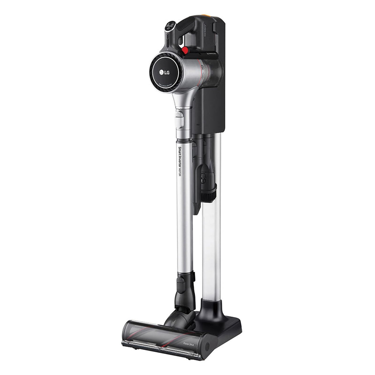 LG Electronics A9K-CORE1S Cordless Vacuum Cleaner | Battery Operated Vacuum Cleaner with Two Batteries (up to 120 min.) | Extendable Telescopic Tube, Silver
