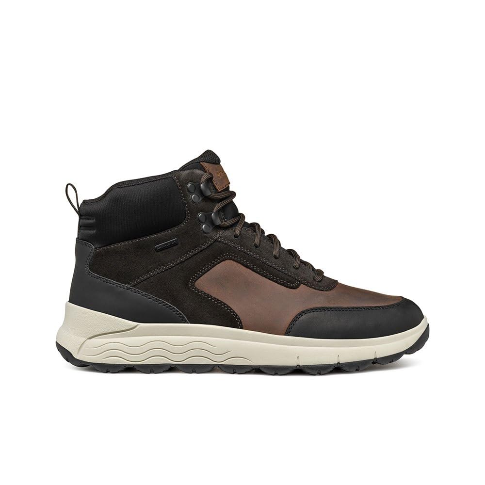 Geox U Spherica 4x4 B ABX, Bota de Tobillo Hombre, café, 42 EU