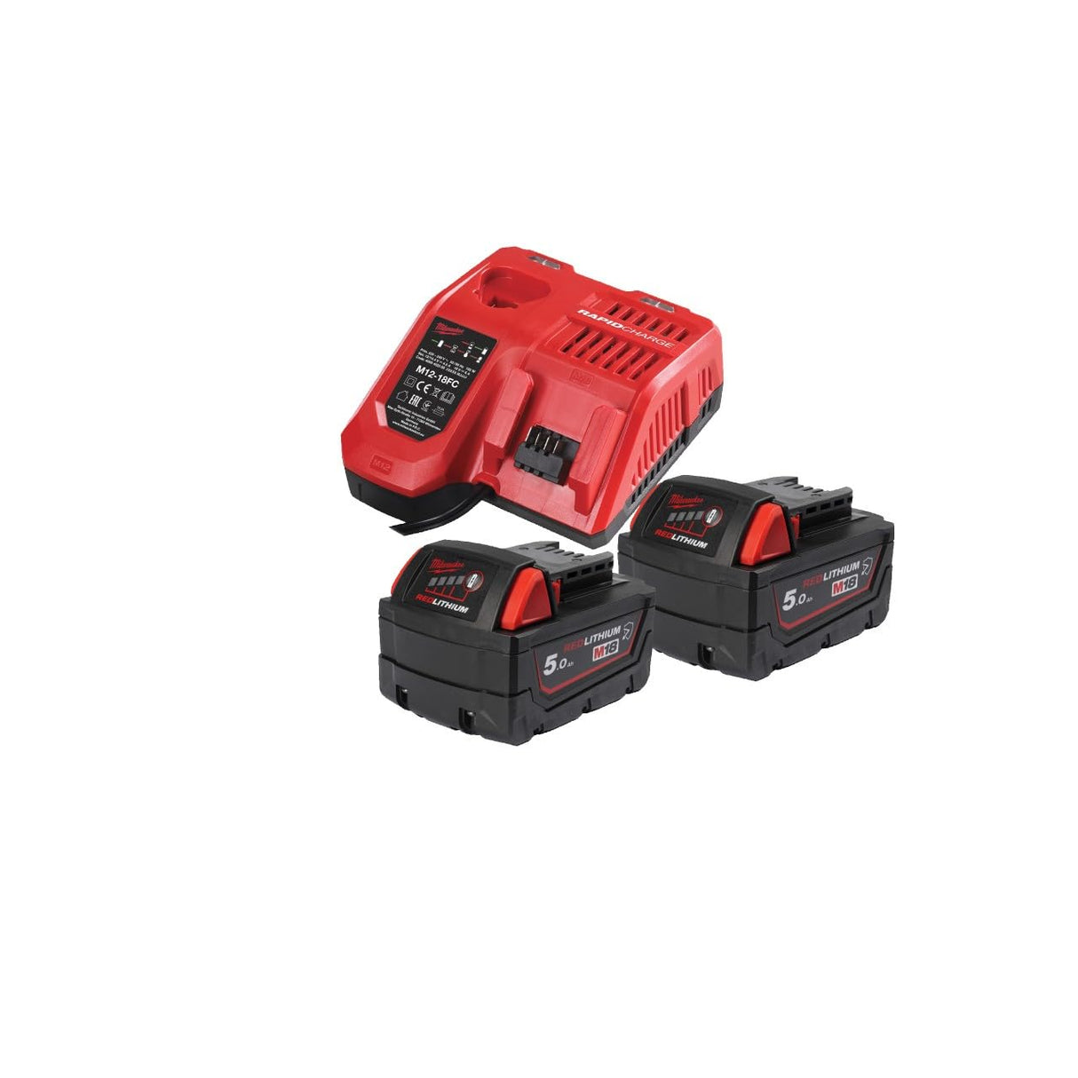 Milwaukee Juego de iniciación de 18 V M18 NRGCR-502-4932479831