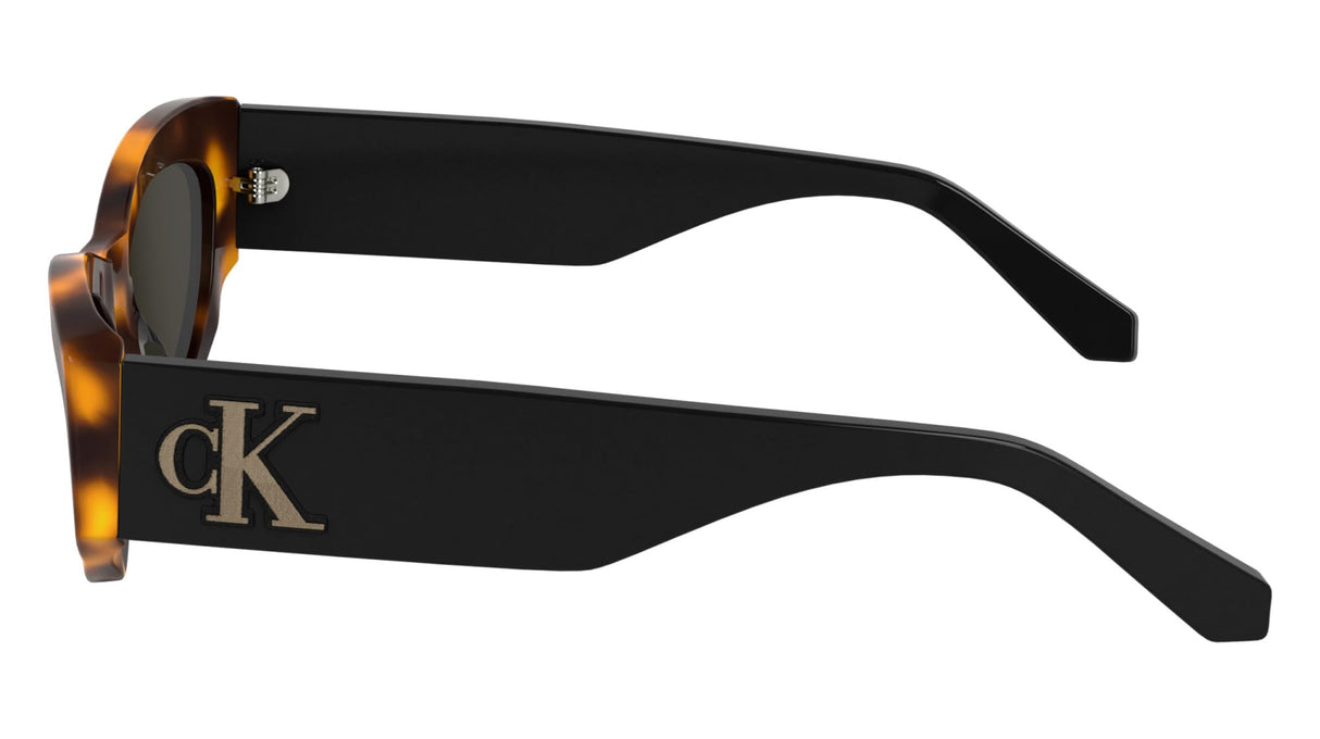 CALVIN KLEIN JEANS Women's Sunglasses CKJ24626S - Havana with Solid Brown Lens