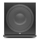 ELAC Debut Subwoofer Sub 3030 - Altavoz Activo para reproducción de música estéreo con Graves Profundos Gracias a su Potente Amplificador, Incluye Control por aplicación, 1000 W, decoración en Negro