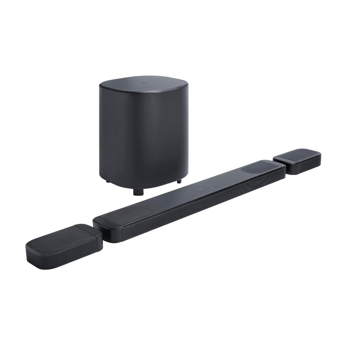 JBL Bar 1000 MK2, Barra de Sonido Bluetooth 7.1.4 para TV con Altavoces Desmontables, subwoofer de 10", Sonido Envolvente Dolby Atmos y DTS:X, HDMI eARC, Wi-Fi, PureVoice 2.0 y MultiBeam 3.0, Negro