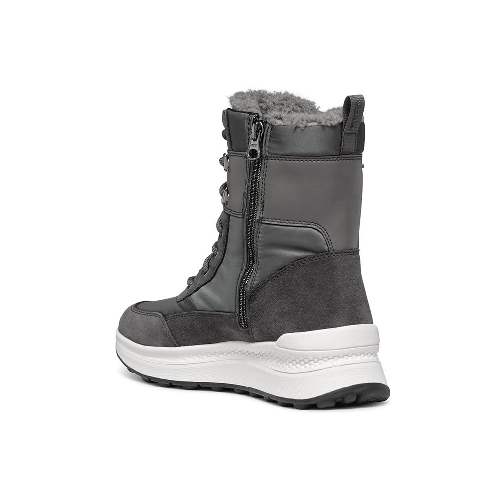 Geox D Spherica Actif X2, Bota de Tobillo Mujer, Dk Grey, 42 EU