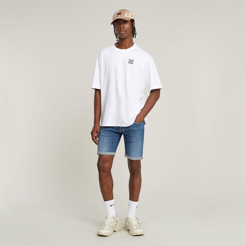 G-STAR 3301 Slim Denim Shorts Pantalones Cortos, Azul (Faded Summer Sky D10481-d634-h096), 33 Hombre