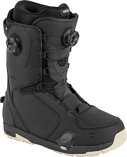 Nitro Darkseid Boa All Mountain Freeride Freestyle Highend Premium Schnellschnürsystem Step On Boot Snowboardboot Barco de Snowboard, Hombre, Negro, 28