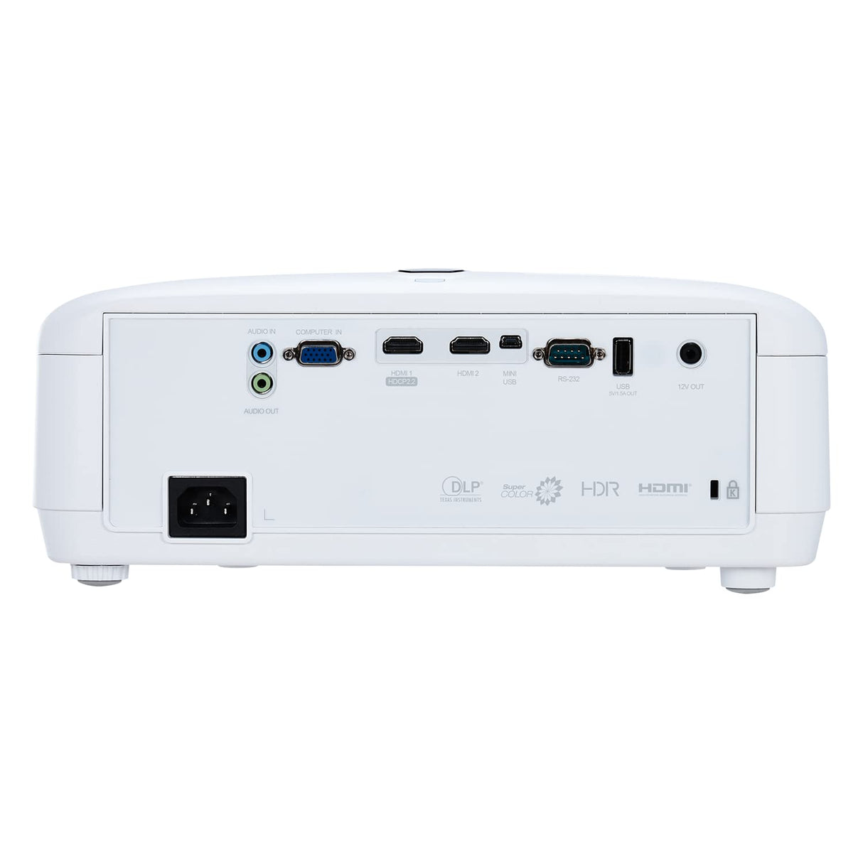 ViewSonic PX701-4K Proyector Cine en casa 4K UHD (3500 lúmenes, HDMI, HDR, Altavoces)- Blanco