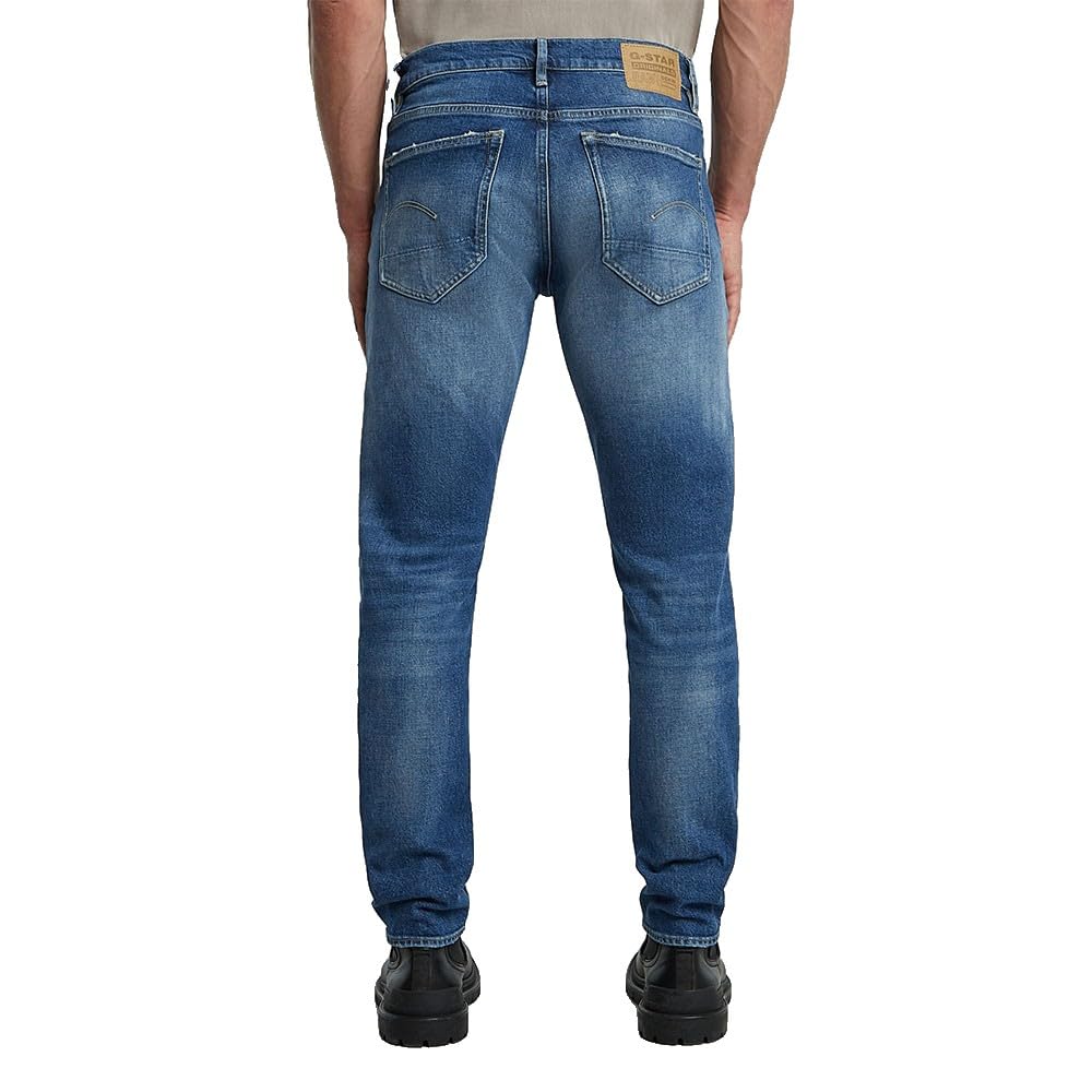 G-STAR 3301 Slim Jeans Vaqueros, Azul (Vintage Sakarya 51001-e106-h703), 30W / 32L Hombre