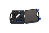 GEDORE Juego de adaptadores de rosca con martillo deslizante, Set para aplicaciones de 1 agujero, 9 adaptadores M10-M4 hasta M14x1,5-M18, 1.81/K-12