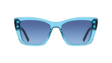 DKNY Dk554s Gafas de Sol, Crystal Turquoise, 54-140-17 Unisex Adulto