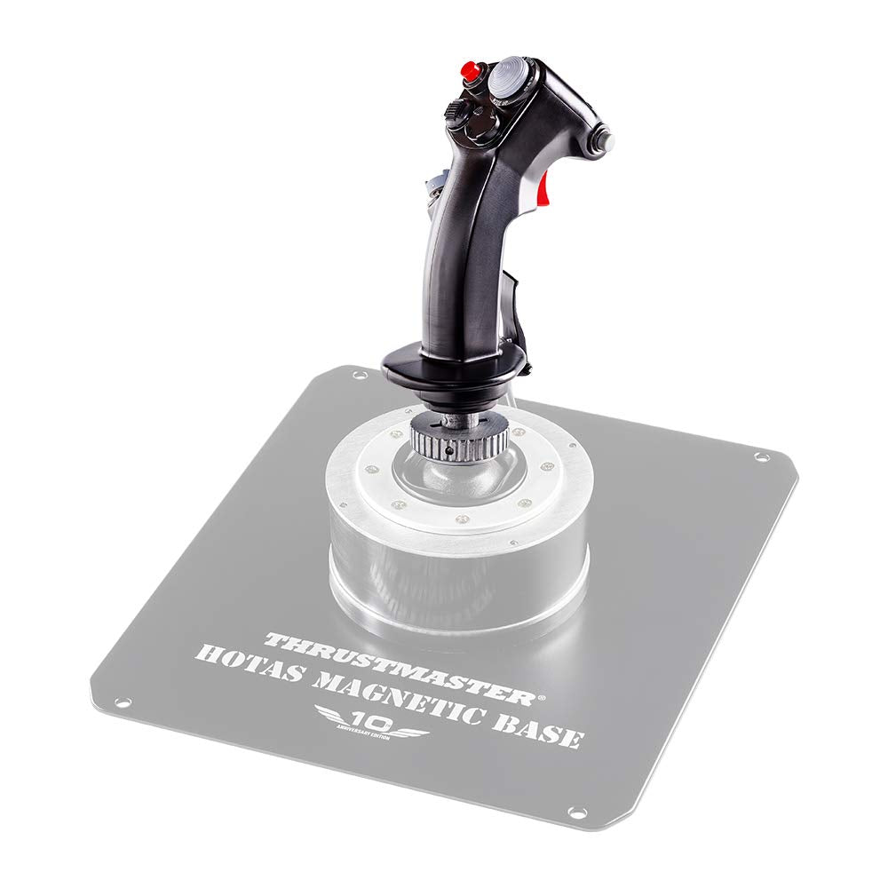 Thrustmaster F-16C Viper HOTAS Add-On Grip — Réplica versátil del flight stick del avión de caza para juegos y simulaciones de vuelo