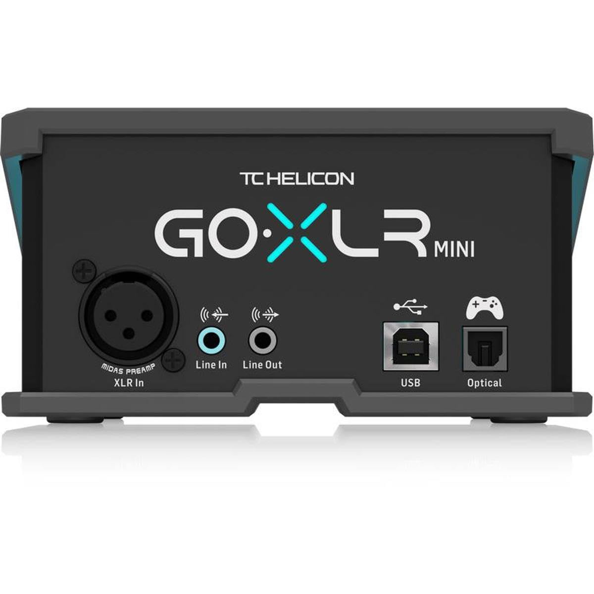 TC Helicon Mezclador de transmisión en línea GoXLR MINI con interfaz USB/audio y preamplificador Midas, solo compatible con PC