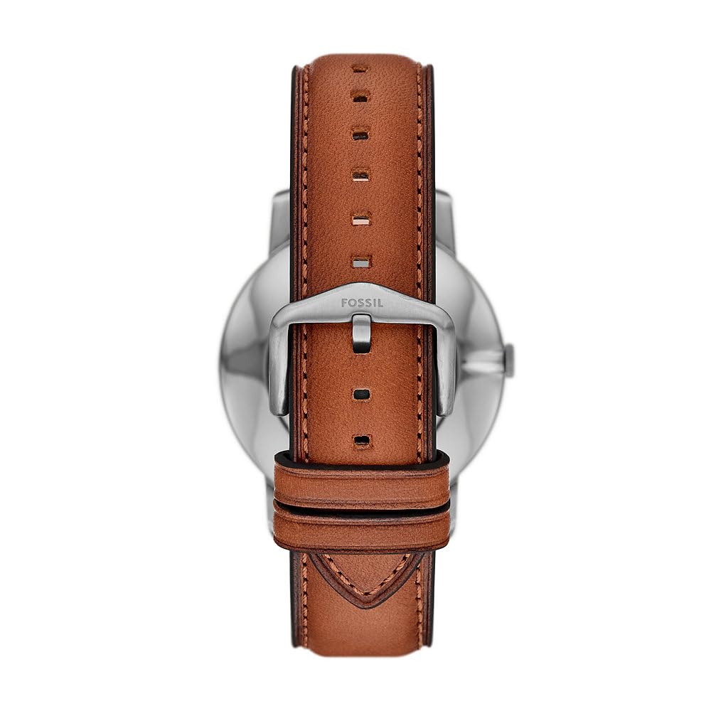 Fossil Reloj Analógico para Hombre de Cuarzo con Correa en Cuero FS6094, Verde Oliva
