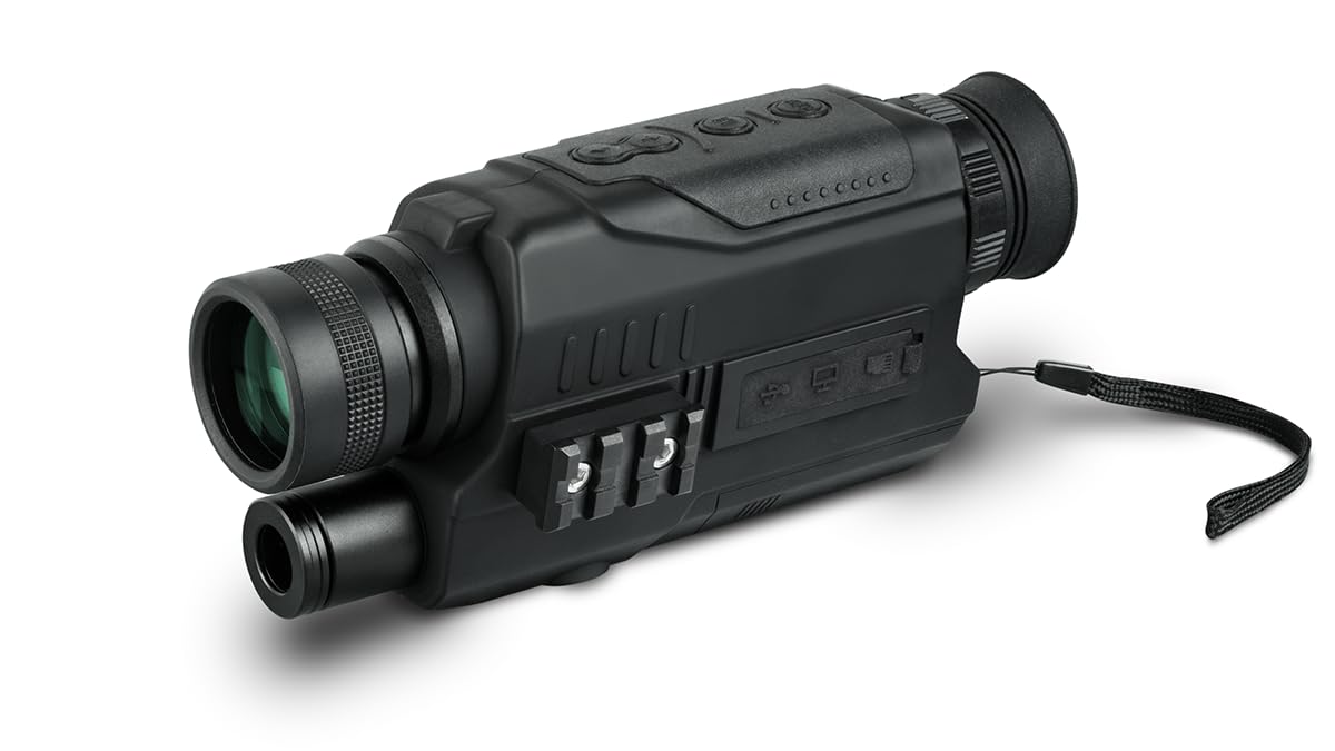 KONUS KONUSPY-18 - Monocular Nocturno Digital con Zoom Potente 6-36x, iluminador láser para visión en la Oscuridad, imágenes nítidas 640 x 480, Ideal para Caza y observaciones nocturnas