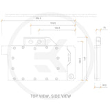 EK Water Blocks compatible EK-Quantum Vector TUF RTX 3070 D-RGB - Nickel + Acryl