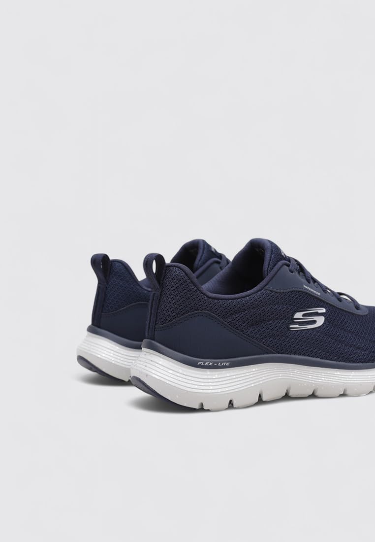 Skechers Flex Appeal 5.0 Fresh Trek, Zapatillas Mujer, Navy Mesh/Trim, 38.5 EU