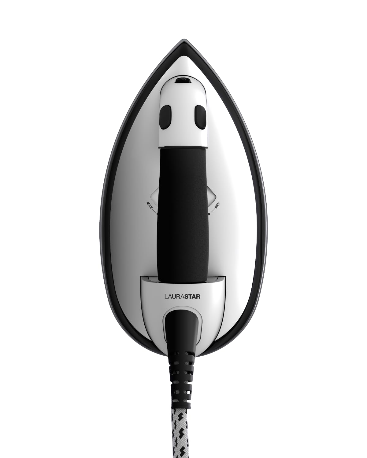 Laurastar S Pure Sistema de planchado, Vapor Higiénico que Elimina las Bacterias y los Ácaros, Tabla Activa, ruedas, Depósito Extraíble, Pearl Blue