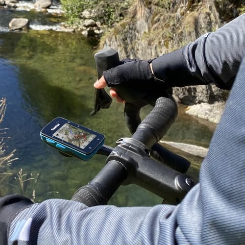 TwoNav Roc + Tarjeta de Francia IGN Topo Completa, GPS de Deportes con Pantalla de 2,7 Pulgadas para Bicicleta de montaña, Bicicleta, Gravel o bikepacking con Tarjetas Incluidas. Color Turquesa