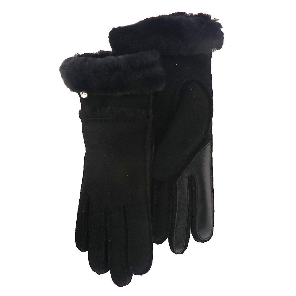 UGG W Seamed Tech Glove, Black, M Unisex Adulto
