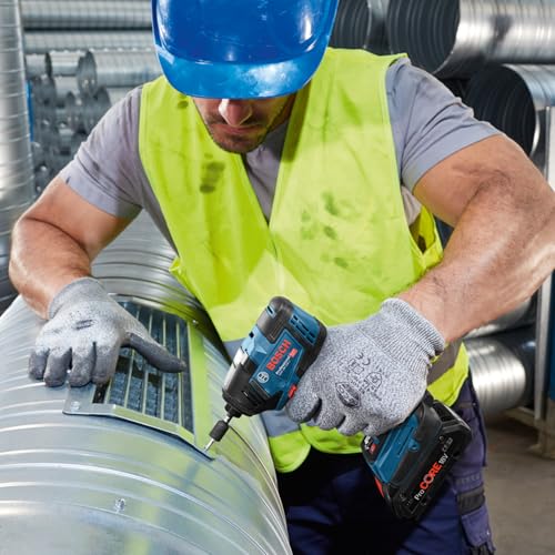 Bosch Professional 18V System GDR 18V-200 + GSR 18V-55 - Set atornillador de impacto + atornillador a batería (2 baterías 4.0 Ah, en maletín)
