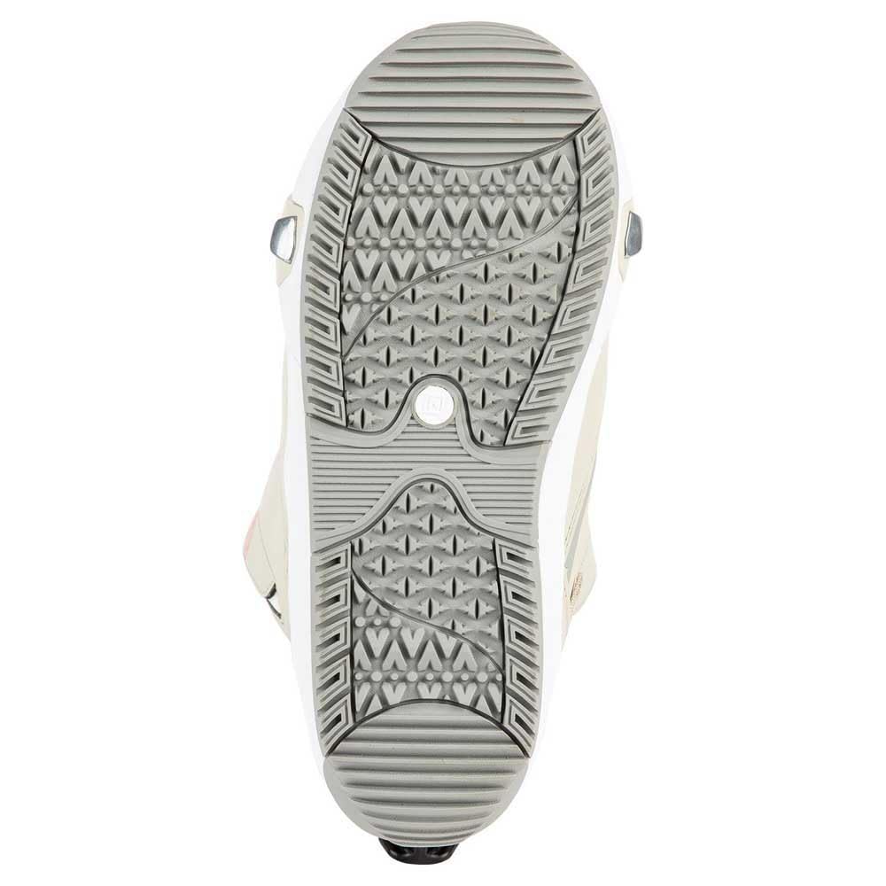 Nitro Cave TLS Step On All Mountain Freestyle Freeride Sistema de Cordones rápidos Barco de Snowboard, Mujeres, Arena Rosa, 23.5