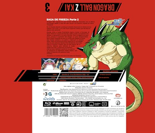 Dragon Ball Z Kai Box 3. [Bluray] (Episodios 36 A 54)