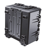 PELI 1640 Maleta de Transporte técnico con Ruedas robustas y asa Extensible para cámaras y Drones, IP67 estanca e Impermeable al Polvo, 130L de Capacidad, Fabricada en EE.UU., sin Espuma, Color Negro