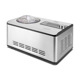 CASO Ice Creamer – 2 en 1 Design Heladera y máquina de yogur con tecnología de compresor, sin necesidad de enfriamiento previo, produce hasta 2 litros de helado, helado o yogur