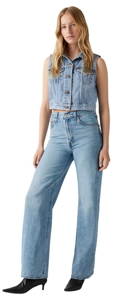Levi's Ribcage Leg H223 Jeans, Far and Wide, 29W x 30L Mujeres