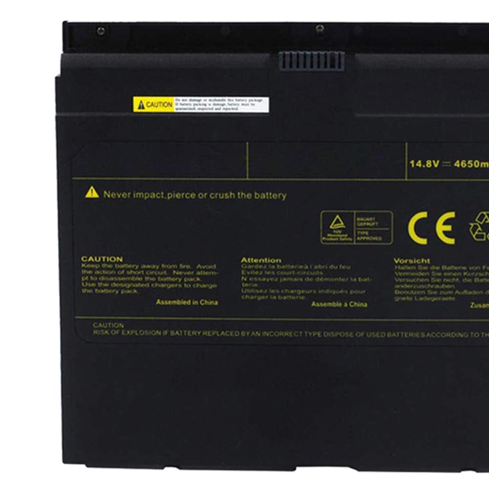 Batería de Repuesto para CLEVO M980BAT-4, X8100, 6-87-M980S-4X51, Incluye Auriculares estéreo.