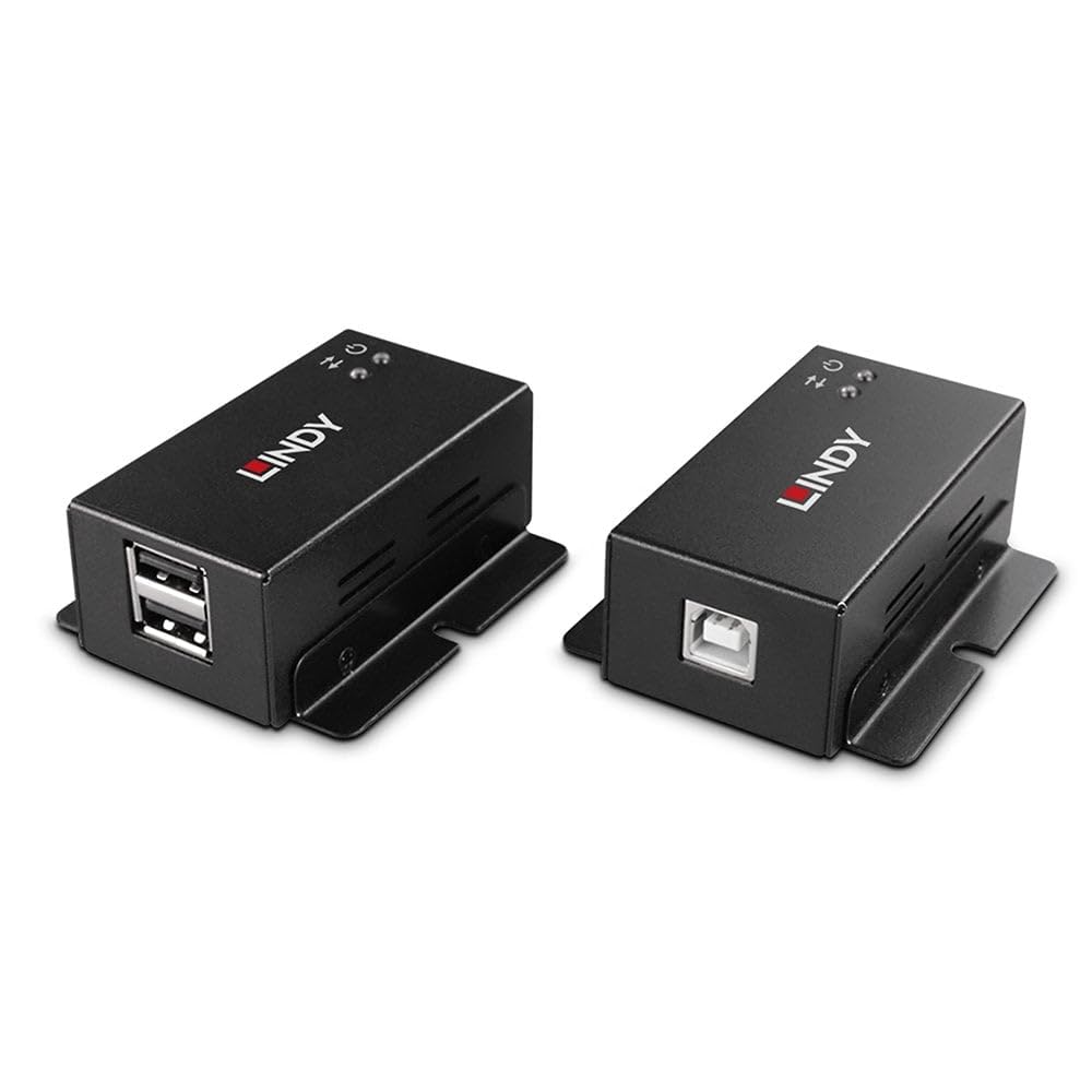 Lindy 43386 Extensor de 2 puertos USB 2.0 por Cat.6 a 50m