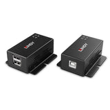 Lindy 43386 Extensor de 2 puertos USB 2.0 por Cat.6 a 50m