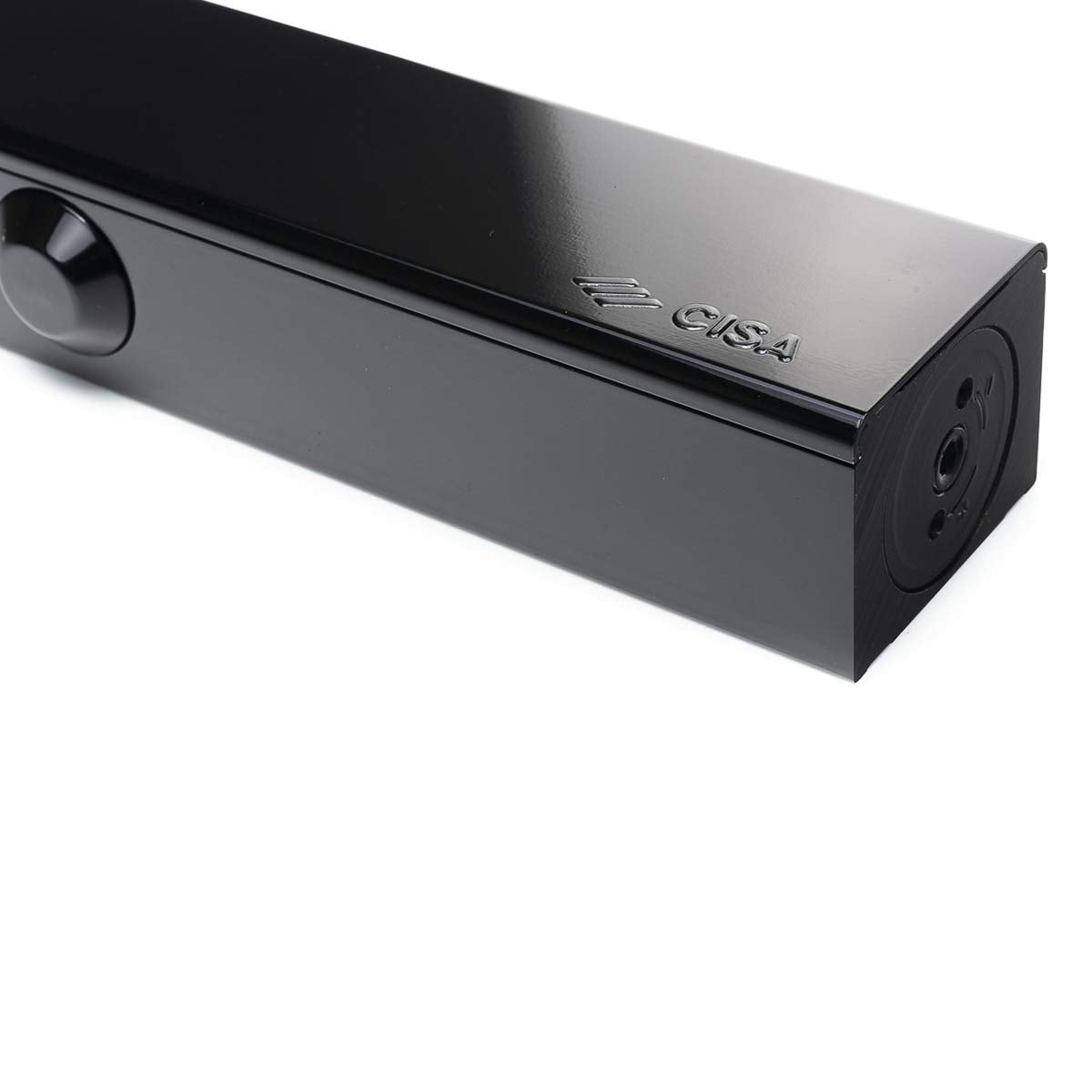 Cisa 1.C1611.05.0.44 - Cierrapuertas new professional-plus f. regulable 2ñ6 con retencion negro